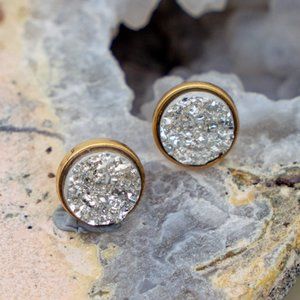 Stop Staring Mini Druzzy Stud Earrings